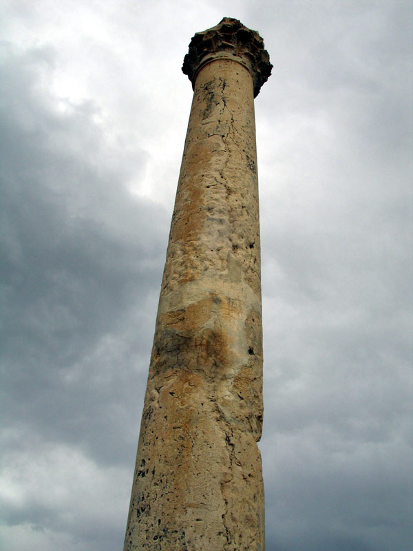 ستونهای یادمان شهر بیشاپور 