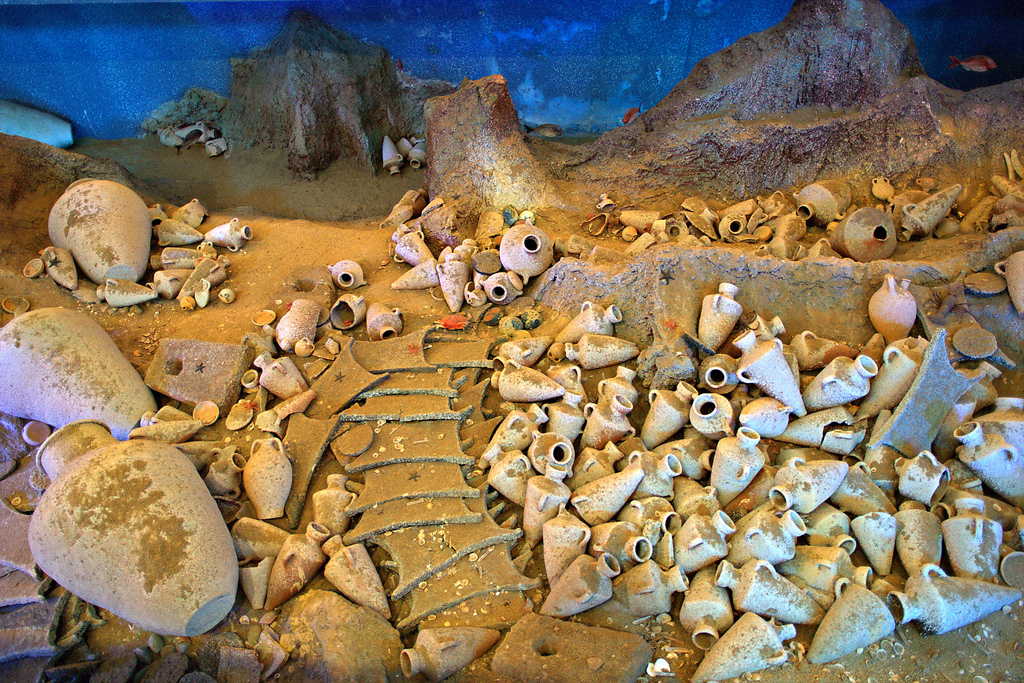 آثار به جا مانده از کشتی اولو