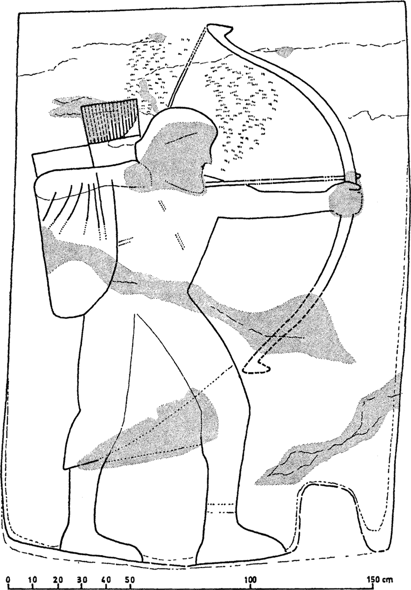 تیر انداز اشکانی در قیر