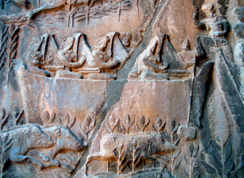 سنگ نگاره های تاق بستان